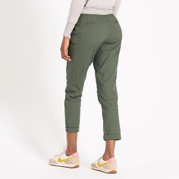 Vuori Rip Stop Pants Army Green Women’s Small - Picture 12 of 13